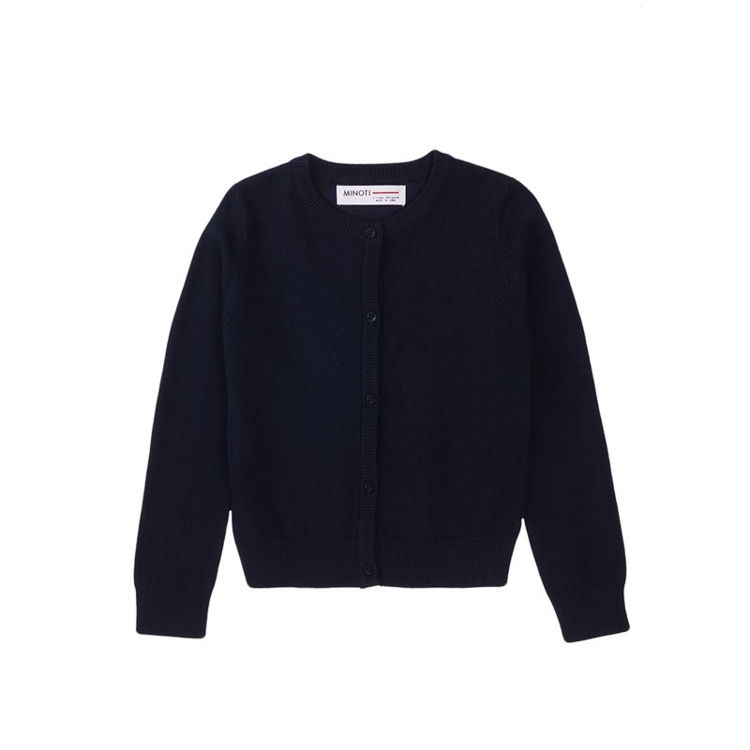 Picture of 8GKNIT 2J: NAVY KNITTED CARDIGAN (3-8 YEARS)